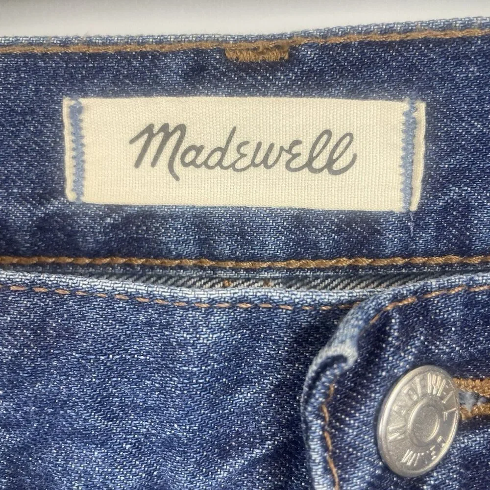 NWT Madewell‎ The Perfect Vintage Jean Gray Sparkle Trim W30
